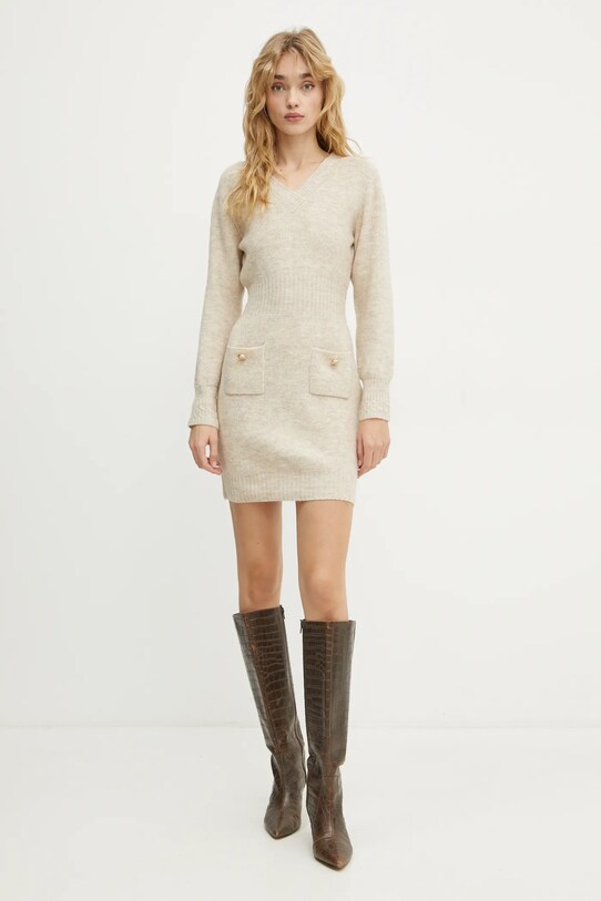 Сукня Morgan RMSOU RMSOU бежевий AW24