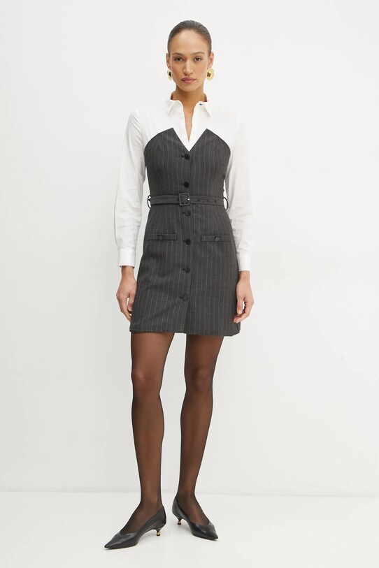 Obleka Morgan ROIMI ROIMI siva AW24