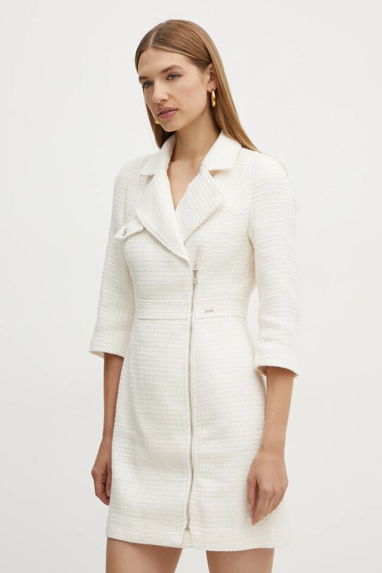 Haljina Morgan RTWIX bez uzorka bež RTWIX