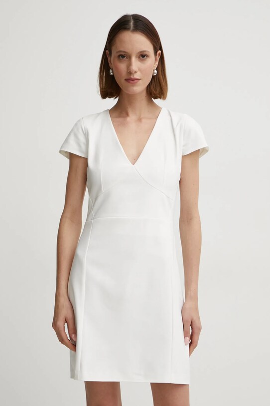 Morgan rochie RUMBI.F forma V bej RUMBI.F