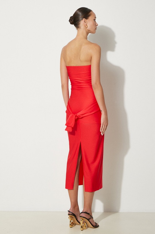 Clothing Coperni dress Jersey Knot Gala COPR110BIS545 red