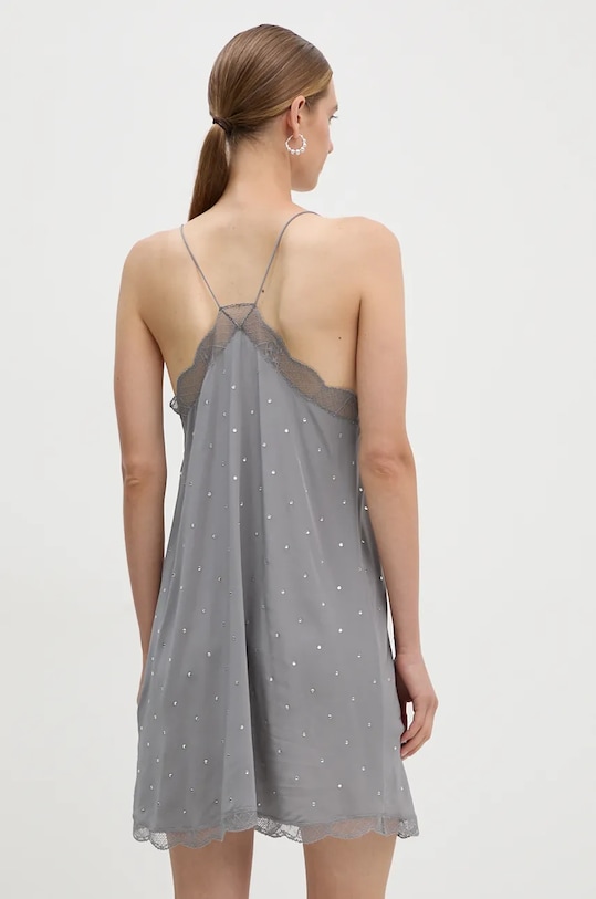 Дрехи Копринена рокля ZADIG&VOLTAIRE WWDR01361 сив