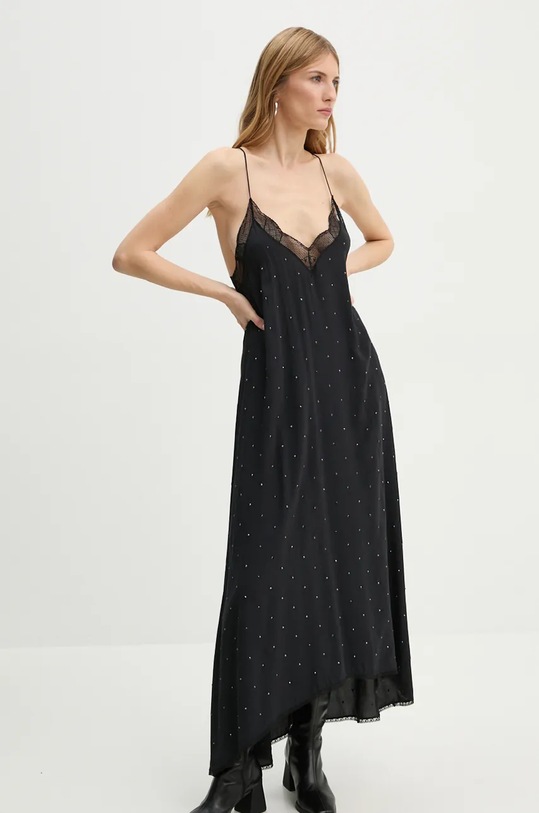 ZADIG&VOLTAIRE sukienka tkanina czarny WWDR01387