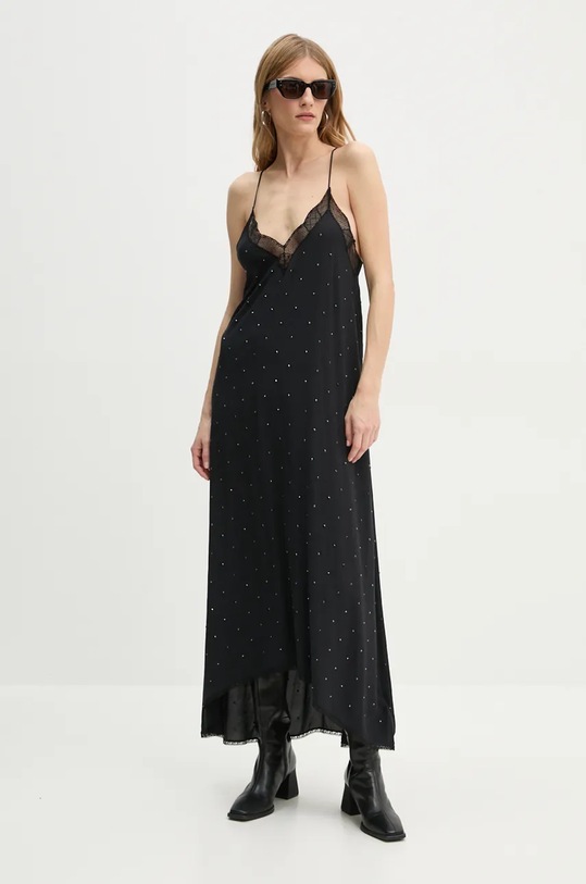 ZADIG&VOLTAIRE sukienka WWDR01387 czarny AW24