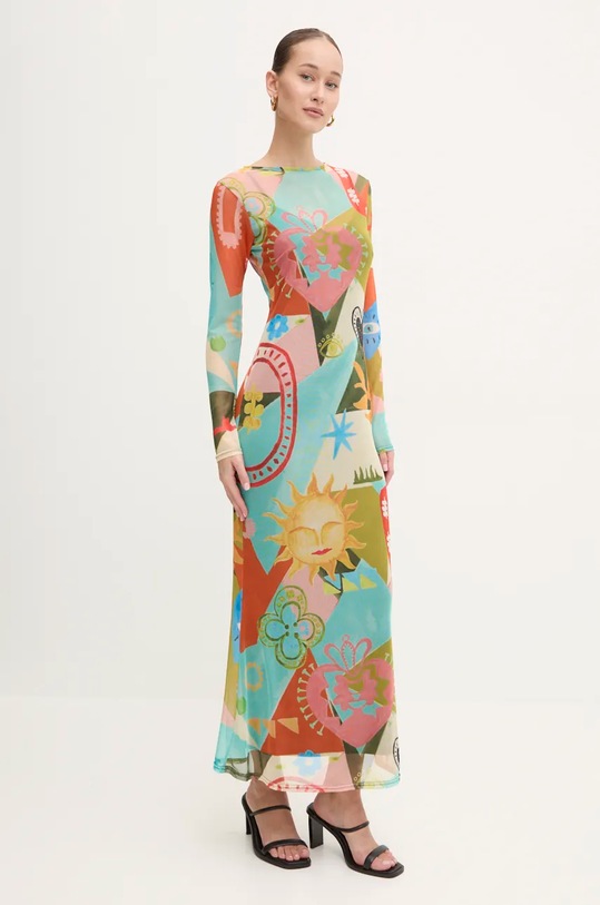 Рокля Never Fully Dressed Multi Sundazed Summer Mesh Dress трикотаж многоцветен NFDDR1674