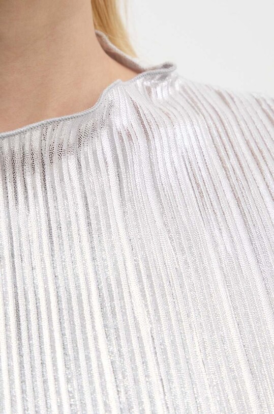 Never Fully Dressed rochie Silver Plisse Sophia NFDDR1588