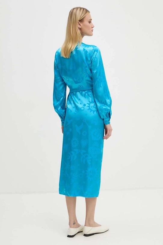 Îmbrăcăminte Never Fully Dressed rochie Vienna Wrap Dress NFDDR1575 albastru