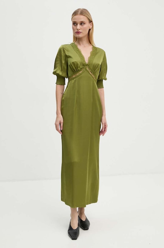 Never Fully Dressed rochie May Dress maxi verde NFDDR1694