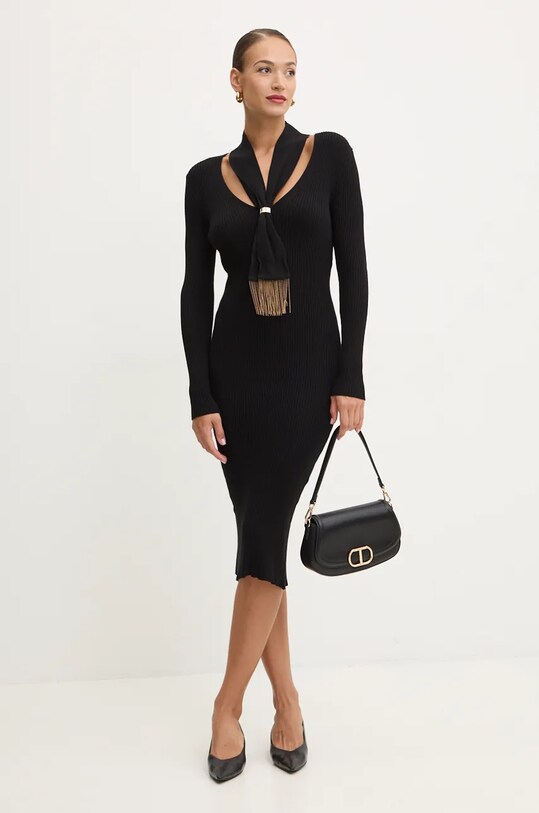 Платье Simona Corsellini A24CPABE03 чёрный AW24
