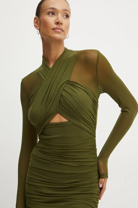 Îmbrăcăminte Bardot rochie ALIYAH 56305DB verde