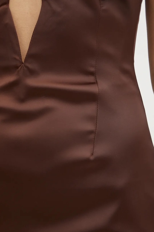 Šaty Bardot ELENI 58431DB5 hnedá