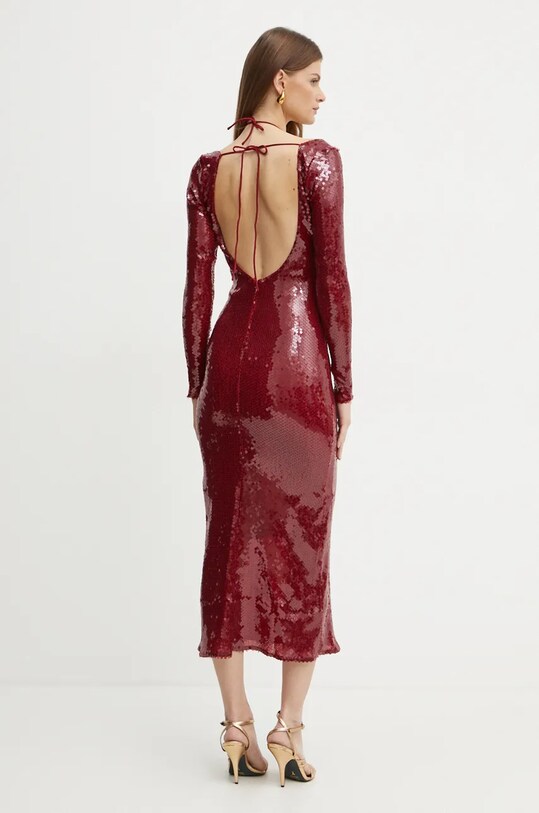 Bardot sukienka VERONA 58859DB bordowy SS25