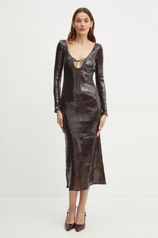 Φόρεμα Bardot VERONA 58859DB καφέ SS25