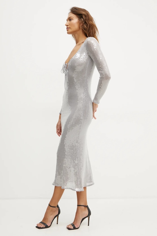 Odzież Bardot sukienka VERONA 58859DB srebrny