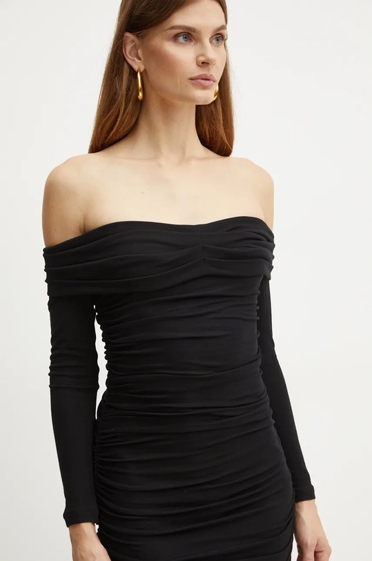 Bardot sukienka ARKIE czarny 59445DB