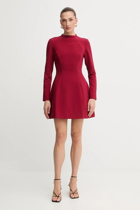 Bardot sukienka DELPHI 59527DB bordowy AW25