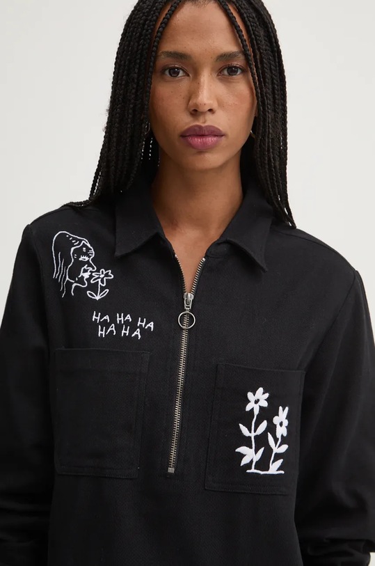 Džínové šaty Volcom x KEUTCHI černá B1332413