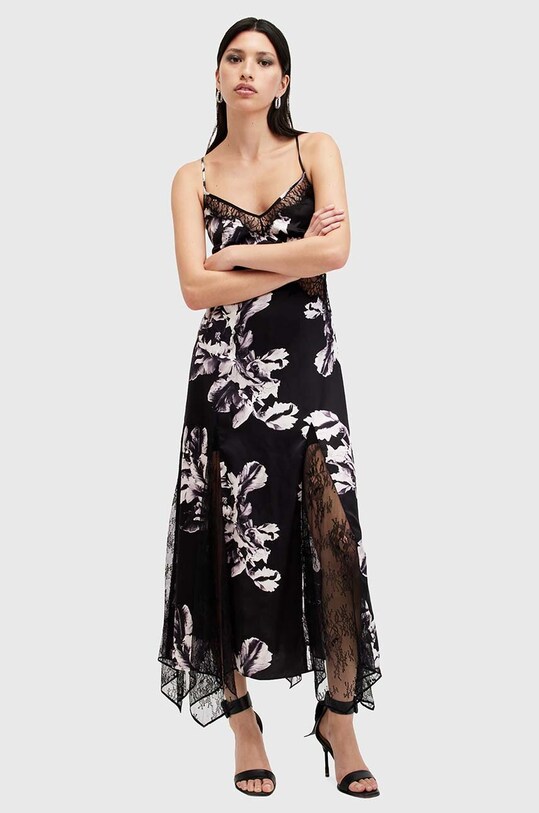 AllSaints rochie din matase JASMINE W029DB