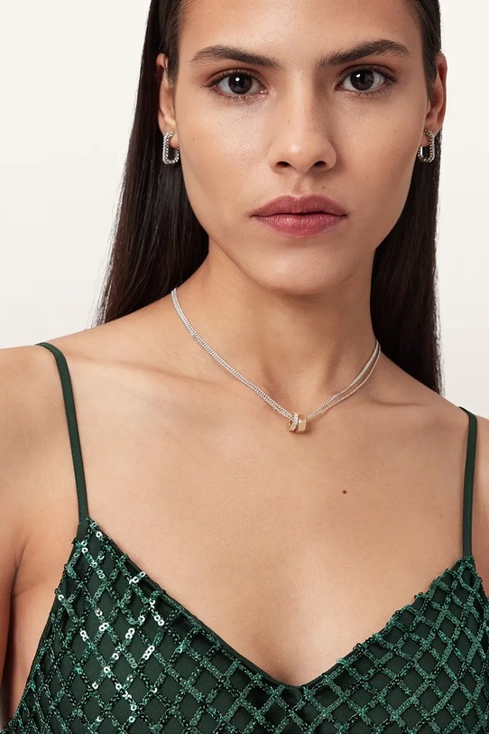 AllSaints rochie CHANTELLE verde W062DB