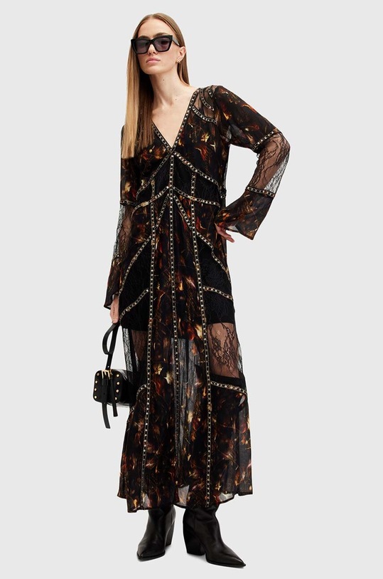 Сукня AllSaints BRYN W065DB чорний