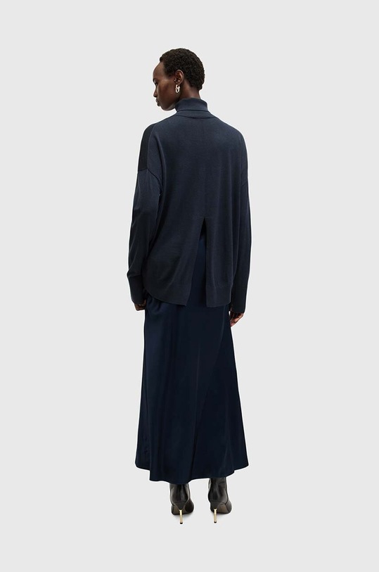 Oblačila Obleka in volneni pulover AllSaints NEO W080DB mornarsko modra