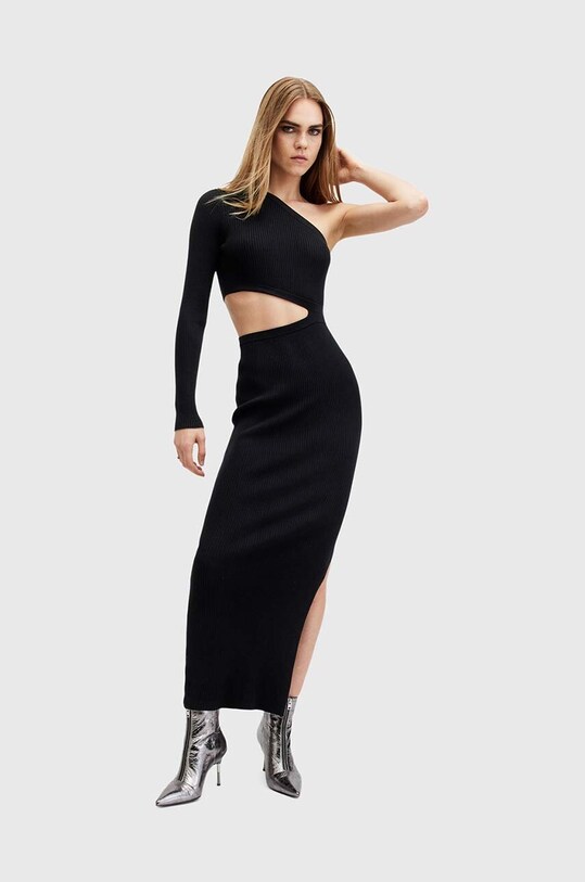 Φόρεμα AllSaints DAISY μαύρο W191DA