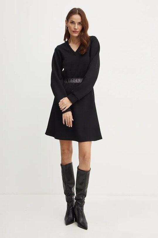 Платье Karl Lagerfeld чёрный 246W1312