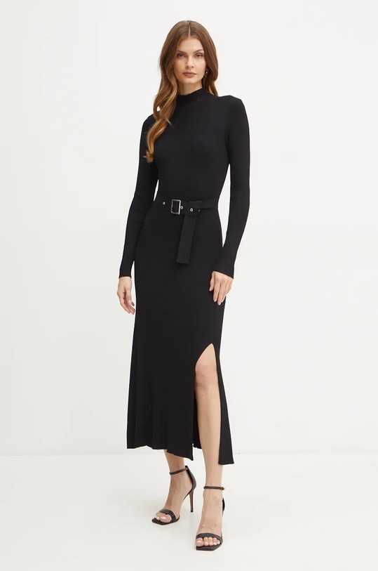 Karl Lagerfeld sukienka czarny 246W1321