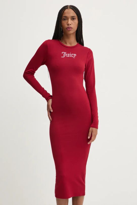 Juicy Couture sukienka DIZZIE DRESS casual czerwony JCWED24309.700