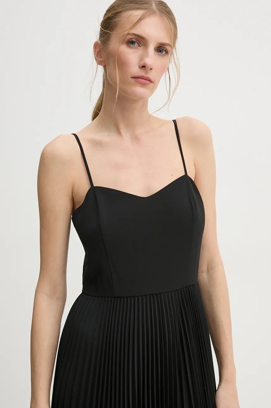 Theory rochie și pulover din amestec de lână O0805603 negru