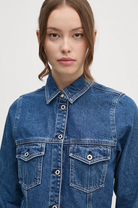 Red Bull Racing x Pepe Jeans sukienka jeansowa niebieski RL950001R13