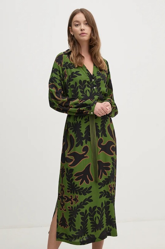La Petite Française rochie PFRECONNUE verde PFRECONNUE
