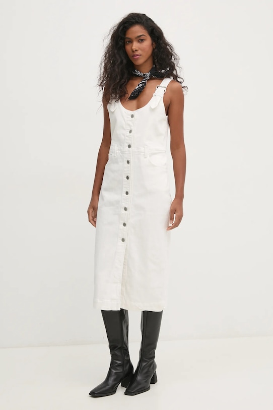 Džínové šaty Pedro del Hierro 3818444 bílá AW24