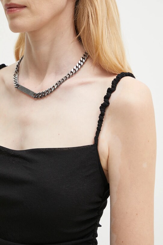 Nanushka dress ALEXA black NW24CRDR00299