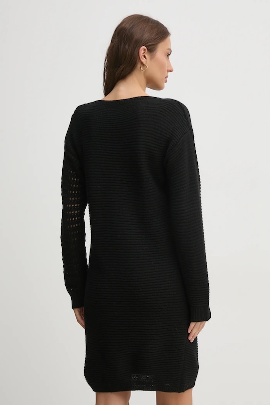 Îmbrăcăminte Sisley rochie din amestec de lana 1076MV00W negru