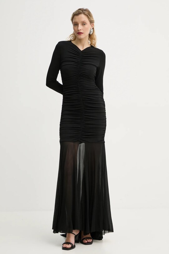 Сукня A.L.C. Fawn maxi чорний 6DRES02467