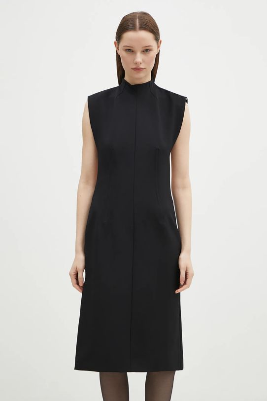 Sportmax wool blend dress Alete1234 mini black 2422226113600