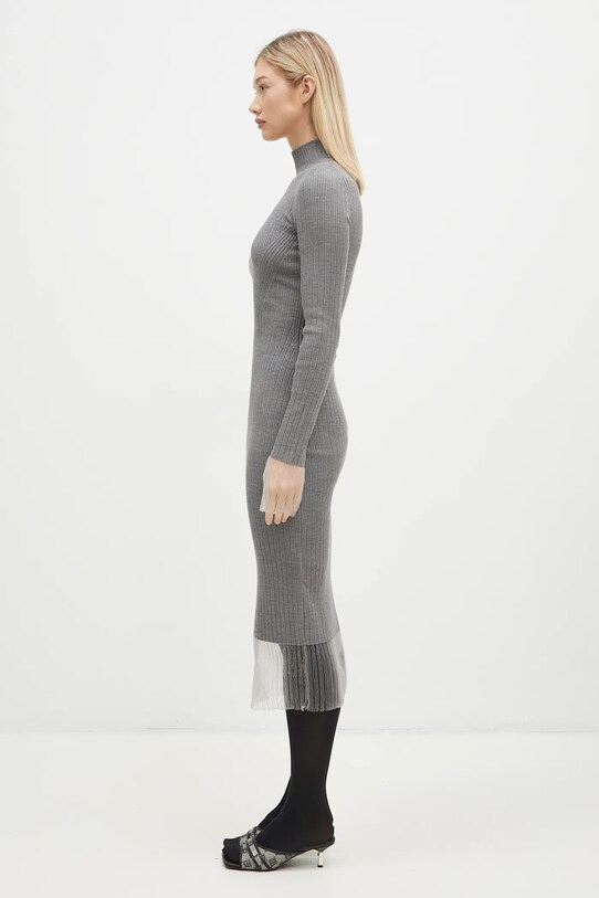 Sportmax wool dress Alibi 2422326022600 gray AW24