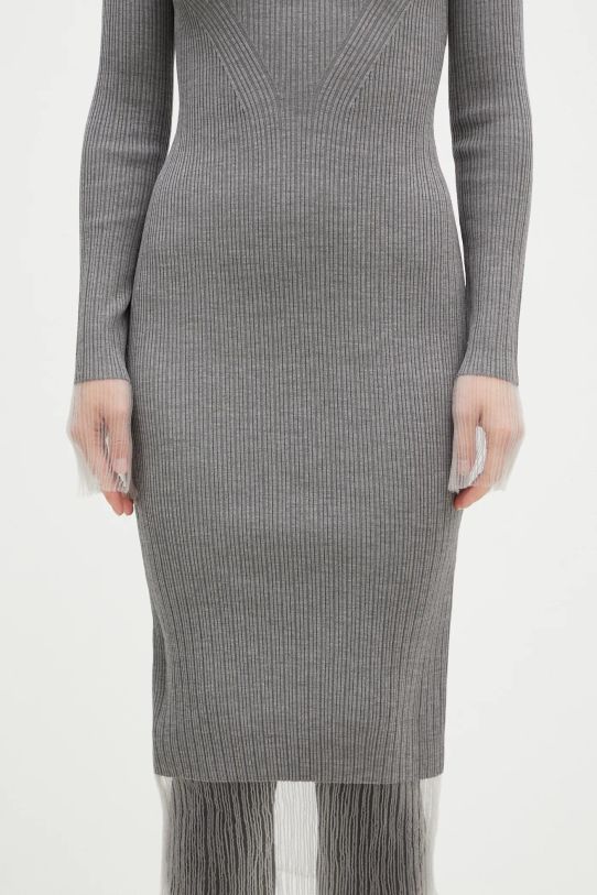 Sportmax wool dress Alibi gray 2422326022600