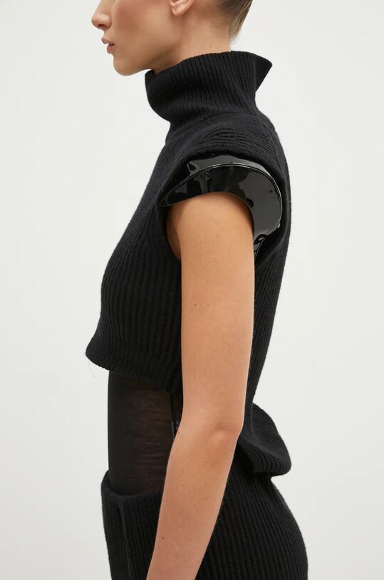 Vlněné šaty Sportmax Arabba1234 2422396013600 černá