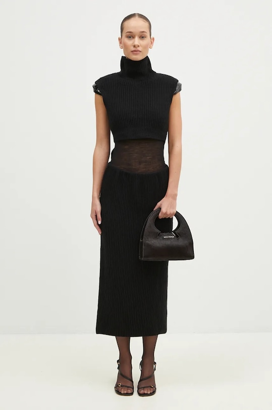 Vlněné šaty Sportmax Arabba1234 2422396013600