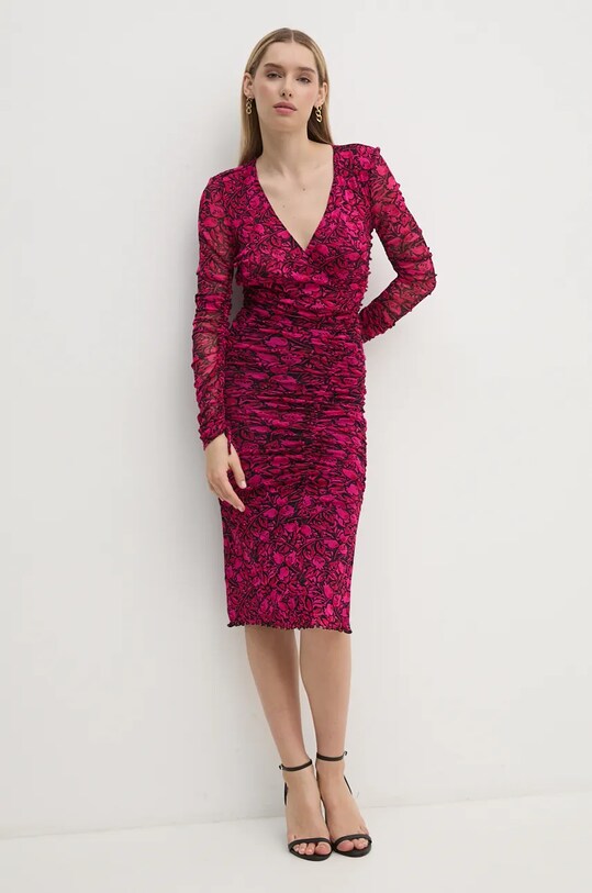 DIANE VON FURSTENBERG ruha DVFDL3S004 rózsaszín AW24