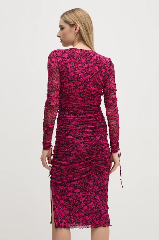 Ruházat DIANE VON FURSTENBERG ruha DVFDL3S004 rózsaszín