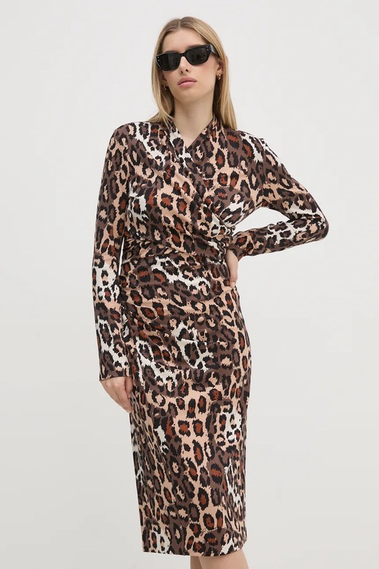 Îmbrăcăminte DIANE VON FURSTENBERG rochie DVFDL3S039 bej