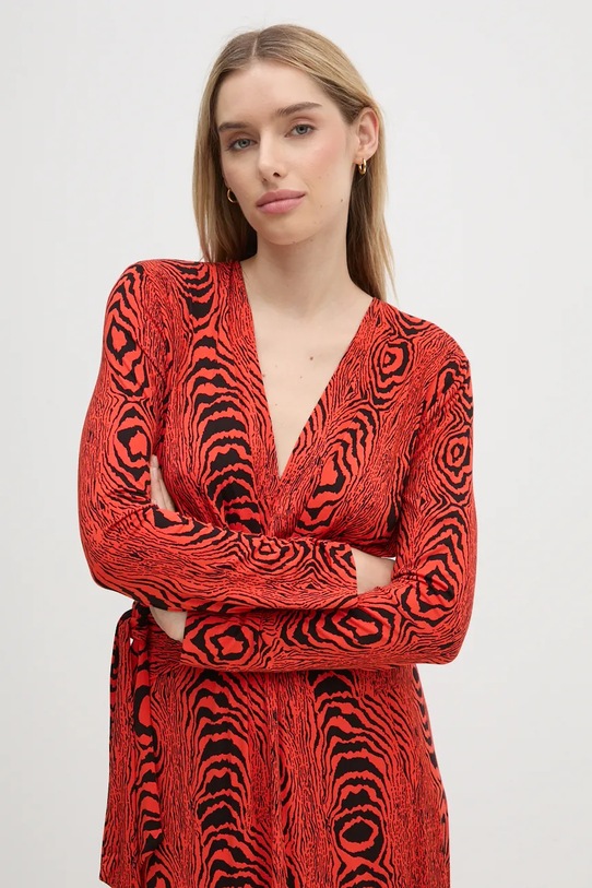Šaty DIANE VON FURSTENBERG červená DVFDW3S019