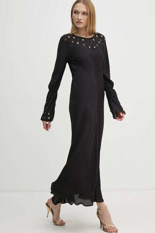 Obleka Forte Forte 13285.mydress črna AW24