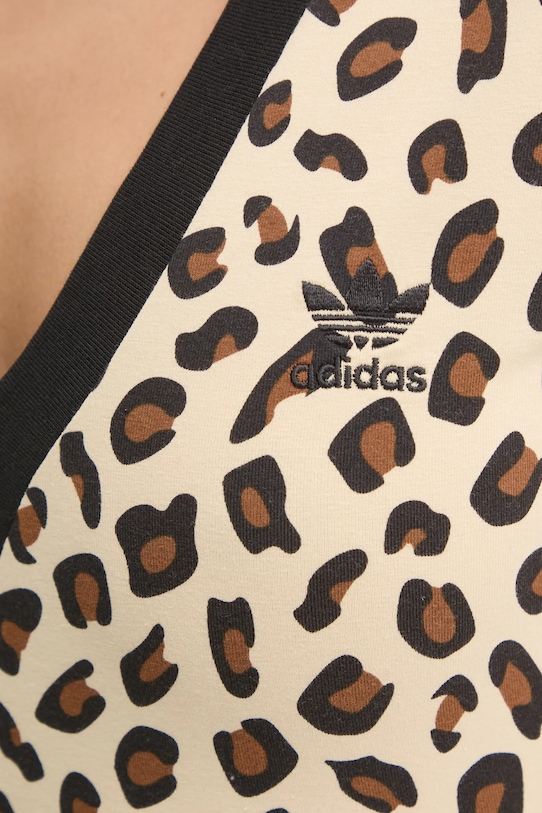 Šaty adidas Originals Leopard IX7418 béžová