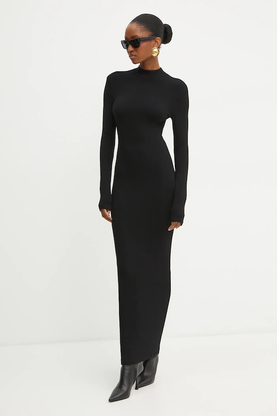 La Mania rochie FALLON FALLON negru AW24
