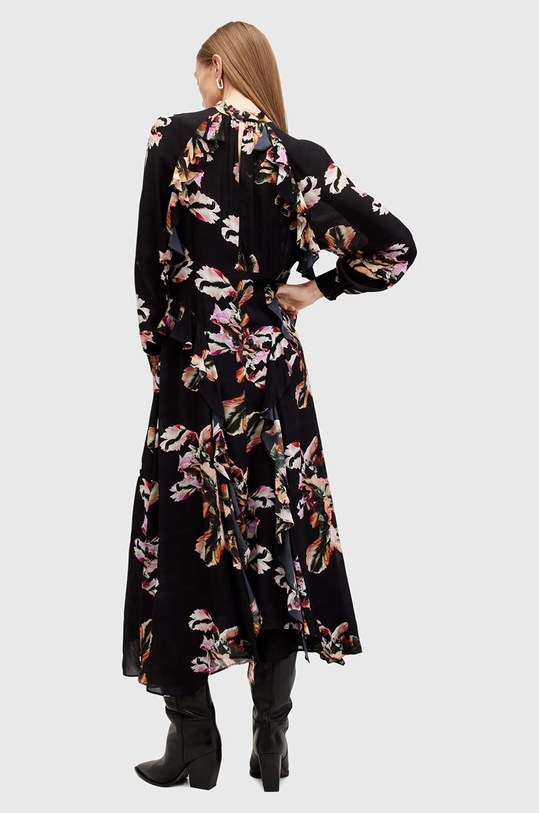 AllSaints sukienka JESSICA DRESS czarny W033DB