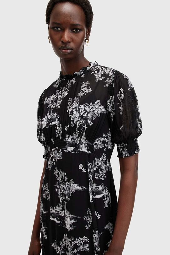 Haljina AllSaints LAVERNA DRESS W037DB crna AW24